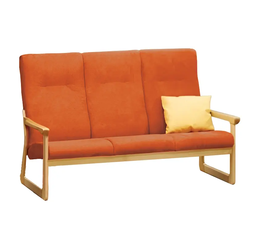 BE - 3 trojkřeslo, koženka OTO P 2 - koženka cihlová